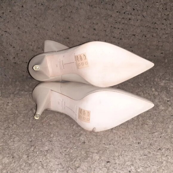 BLACK SUEDE STUDIO-Audrey Ankle Bootie-Quartz Cream Leather Revolve-SZ 7.5-NWOB - Picture 7 of 7